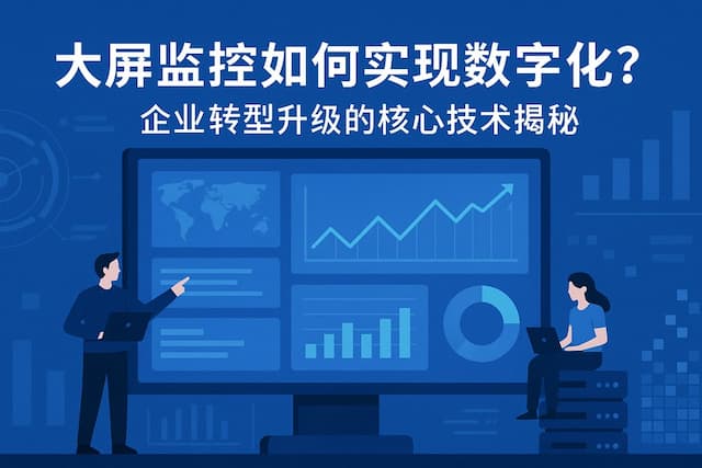 大屏监控如何实现数字化？企业转型升级的核心技术揭秘