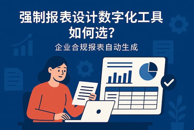 强制报表设计数字化工具如何选？企业合规报表自动生成