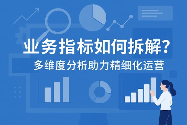 业务指标如何拆解？多维度分析助力精细化运营