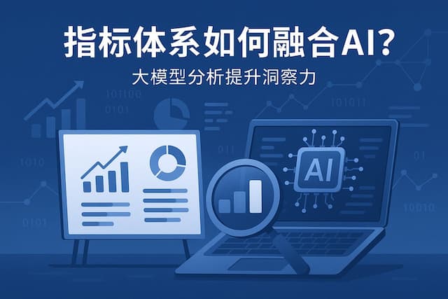 指标体系如何融合AI？大模型分析提升洞察力