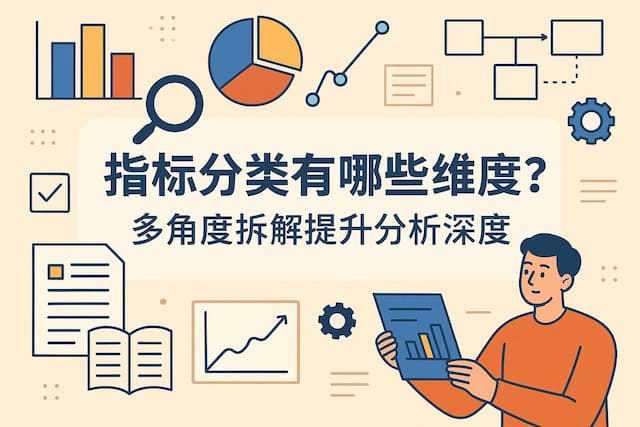 指标分类有哪些维度？多角度拆解提升分析深度