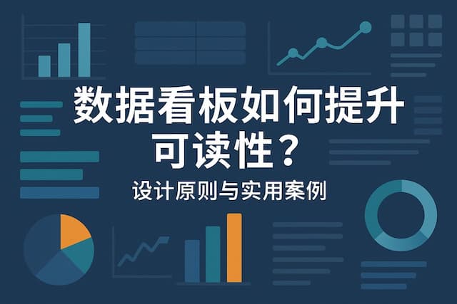 数据看板如何提升可读性？设计原则与实用案例