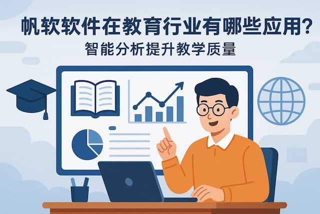帆软软件在教育行业有哪些应用？智能分析提升教学质量