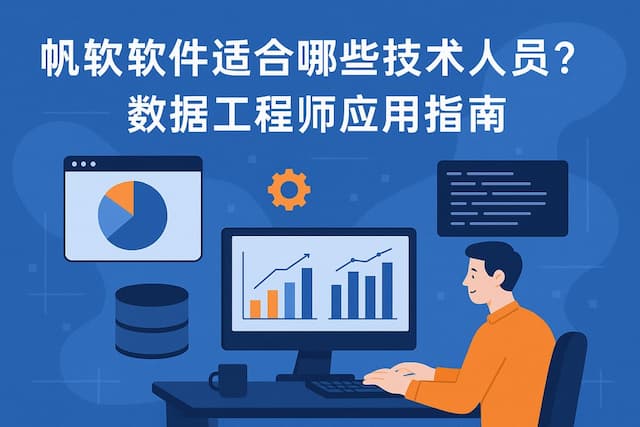 帆软软件适合哪些技术人员？数据工程师应用指南