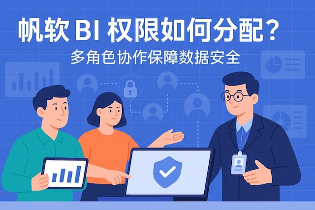 帆软BI权限如何分配？多角色协作保障数据安全