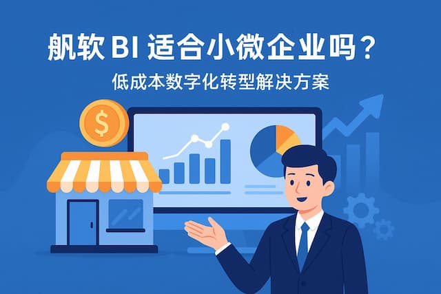 帆软BI适合小微企业吗？低成本数字化转型解决方案