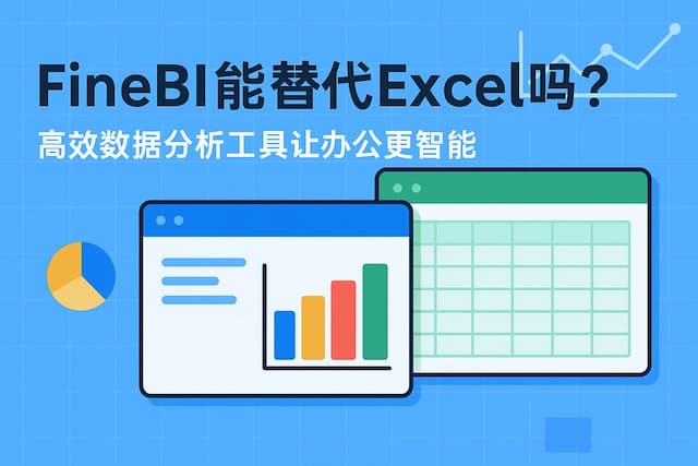FineBI能替代Excel吗？高效数据分析工具让办公更智能