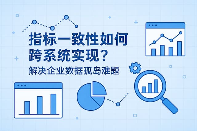 指标一致性如何跨系统实现？解决企业数据孤岛难题