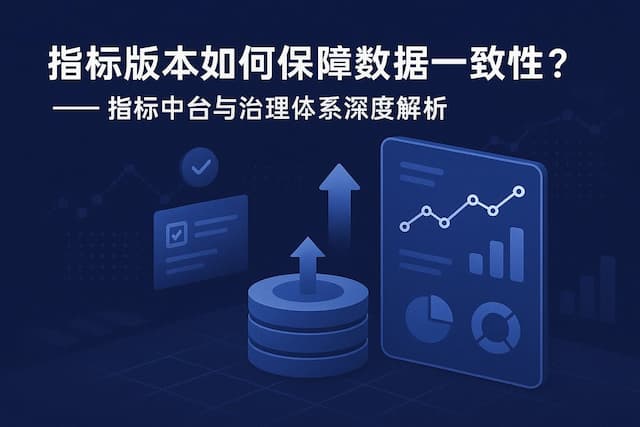 指标版本如何保障数据一致性？指标中台与治理体系深度解析
