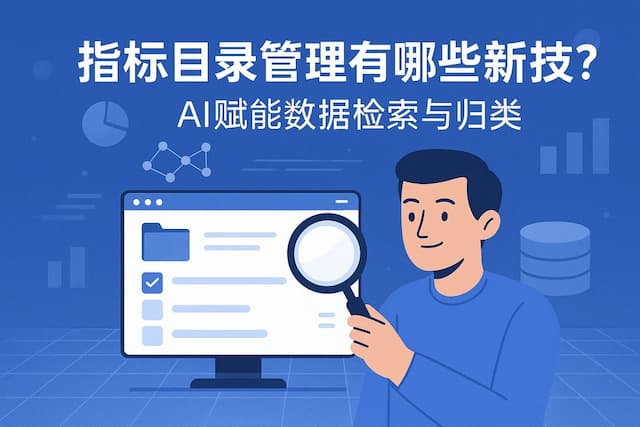 指标目录管理有哪些新技术？AI赋能数据检索与归类