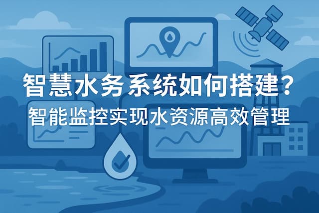 智慧水务系统如何搭建？智能监控实现水资源高效管理