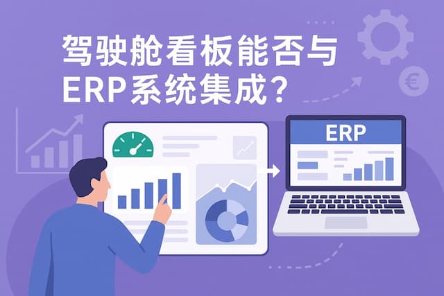 驾驶舱看板能否与ERP系统集成？业务数据一体化管理