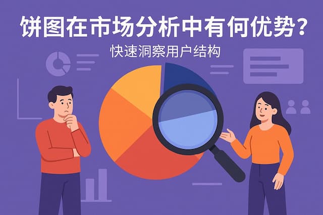 饼图在市场分析中有何优势？快速洞察用户结构