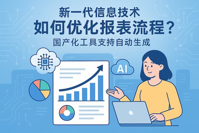 新一代信息技术如何优化报表流程？国产化工具支持自动生成