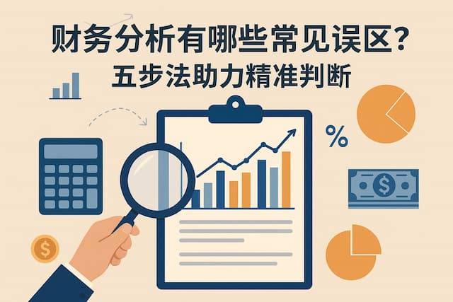 财务分析有哪些常见误区？五步法助力精准判断
