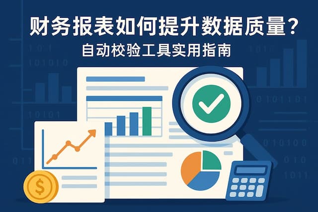 财务报表如何提升数据质量？自动校验工具实用指南