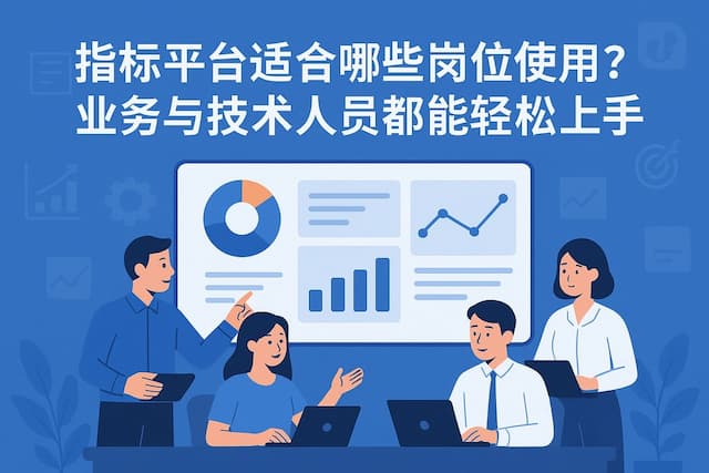 指标平台适合哪些岗位使用？业务与技术人员都能轻松上手