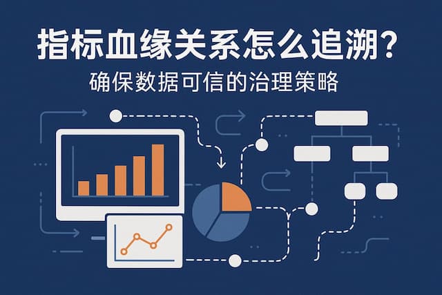 指标血缘关系怎么追溯？确保数据可信的治理策略