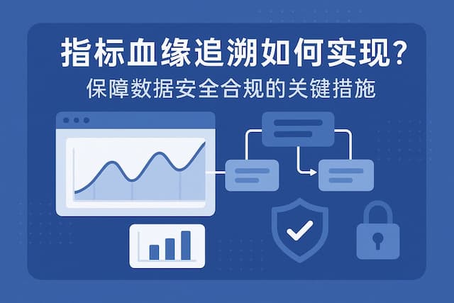指标血缘追溯如何实现？保障数据安全合规的关键措施