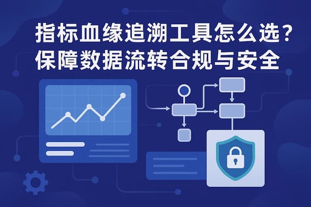 指标血缘追溯工具怎么选？保障数据流转合规与安全