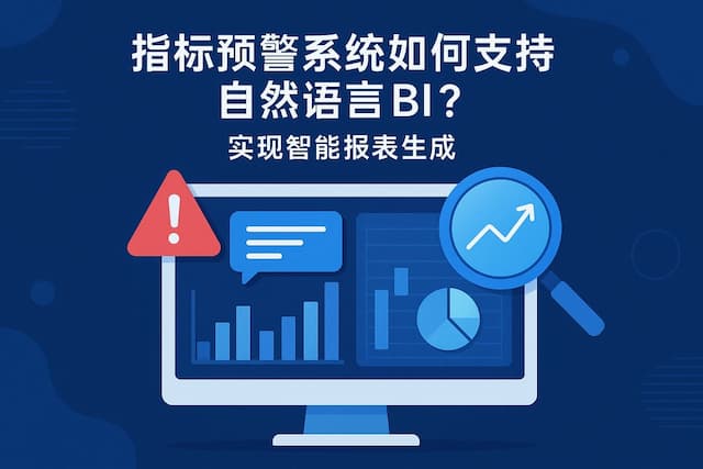 指标预警系统如何支持自然语言BI？实现智能报表生成