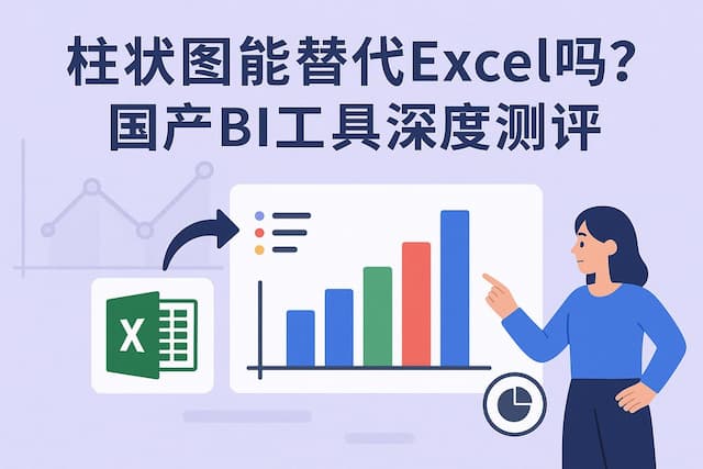 柱状图能替代Excel吗？国产BI工具深度测评