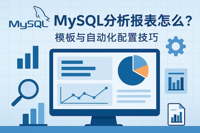 mysql分析报表怎么做？模板与自动化配置技巧。