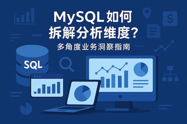 mysql如何拆解分析维度？多角度业务洞察指南