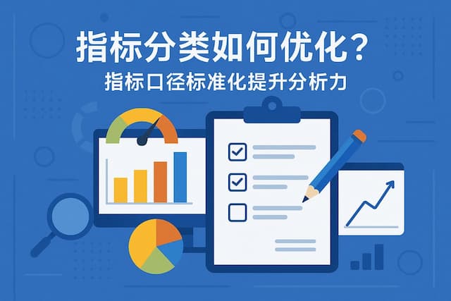 指标分类如何优化？指标口径标准化提升分析力