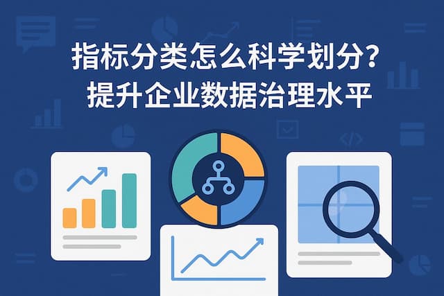 指标分类怎么科学划分？提升企业数据治理水平