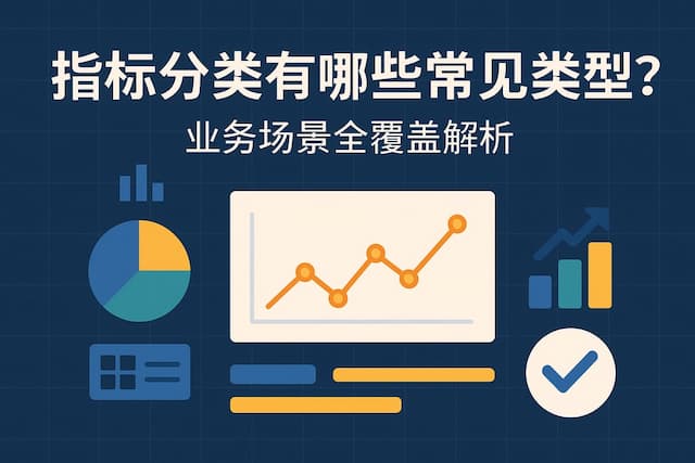 指标分类有哪些常见类型？业务场景全覆盖解析