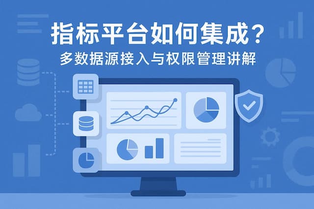 指标平台如何集成？多数据源接入与权限管理讲解
