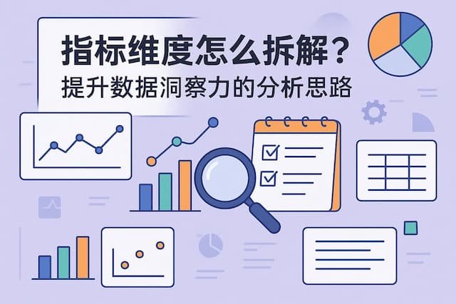 指标维度怎么拆解？提升数据洞察力的分析思路