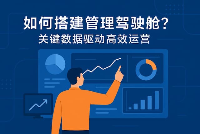 管理驾驶舱如何搭建？关键数据驱动高效运营
