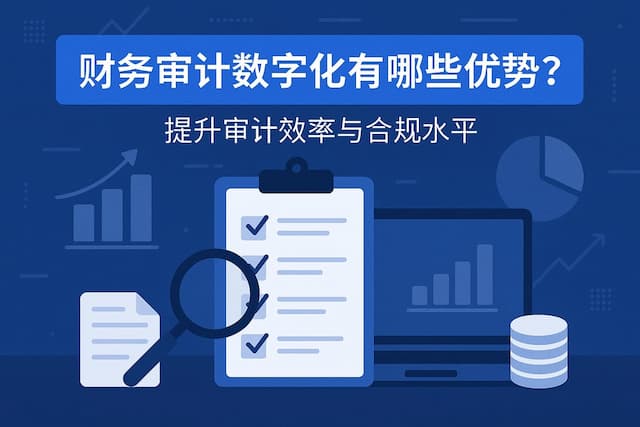 财务审计数字化有哪些优势？提升审计效率与合规水平