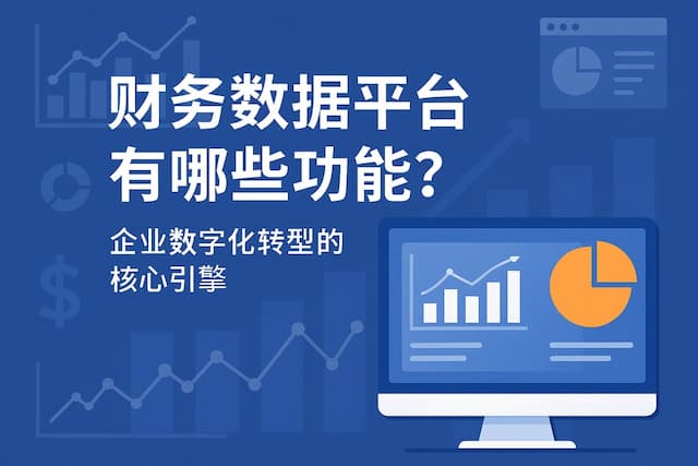 财务数据平台有哪些功能？企业数字化转型的核心引擎