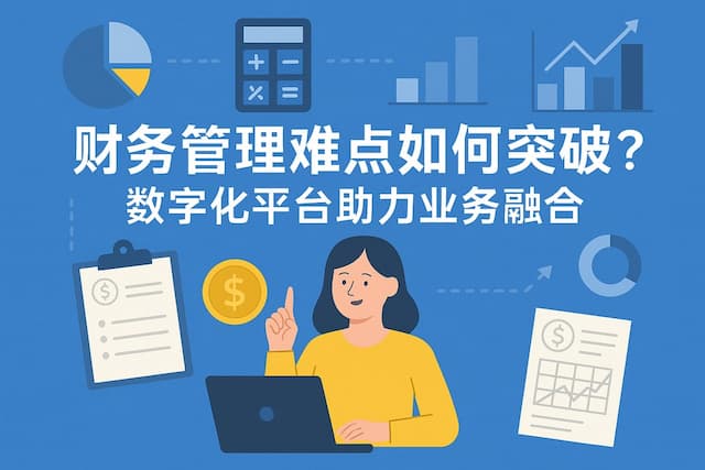 财务管理难点如何突破？数字化平台助力业务融合