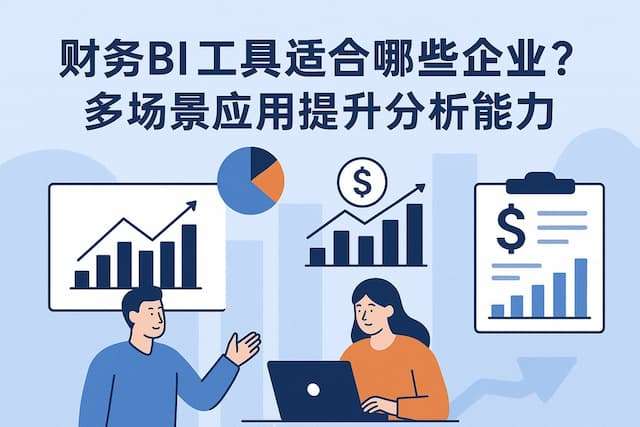财务BI工具适合哪些企业？多场景应用提升分析能力
