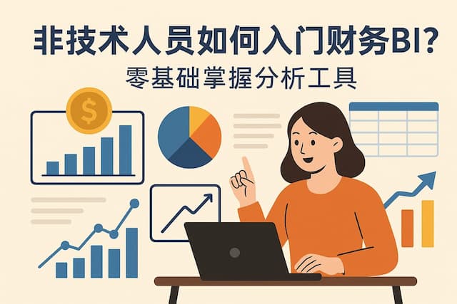 非技术人员如何入门财务BI？零基础掌握分析工具