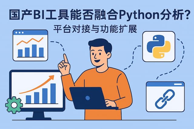 国产BI工具能否融合Python分析？平台对接与功能扩展