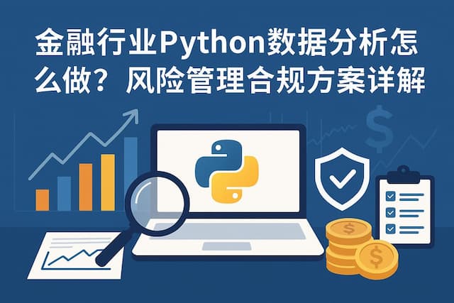 金融行业Python数据分析怎么做？风险管理与合规方案详解？