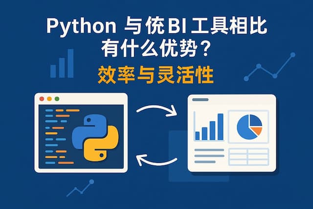 Python与传统BI工具相比有什么优势？效率与灵活性的体现