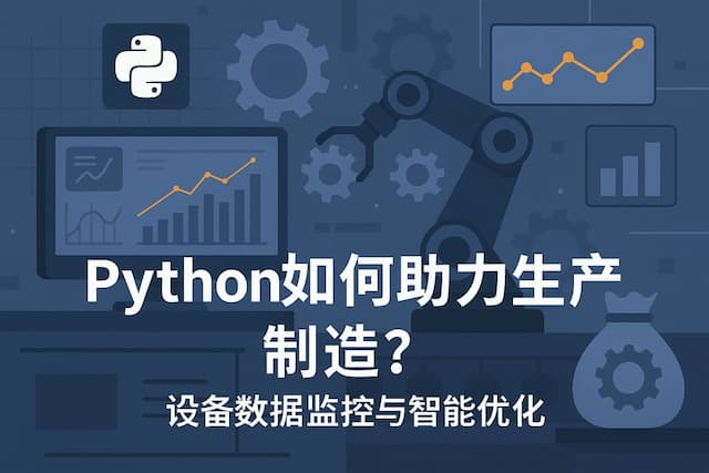 Python如何助力生产制造？设备数据监控与智能优化