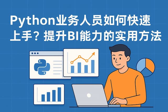 python业务人员如何快速上手？提升BI能力的实用方法
