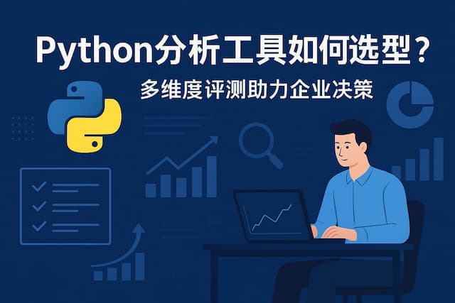 python分析工具如何选型？多维度评测助力企业决策