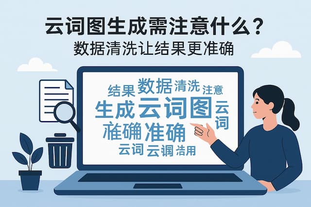 云词图生成需注意什么？数据清洗让结果更准确