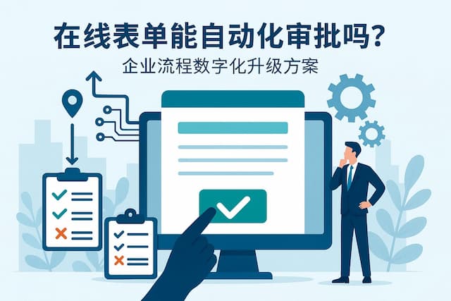 在线表单能自动化审批吗？企业流程数字化升级方案