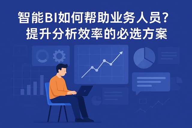 智能BI如何帮助业务人员？提升分析效率的必选方案