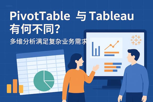 Pivotable与Tableau有何不同？多维分析满足复杂业务需求