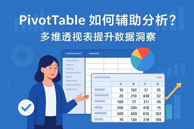 Pivotable如何辅助分析？多维透视表提升数据洞察